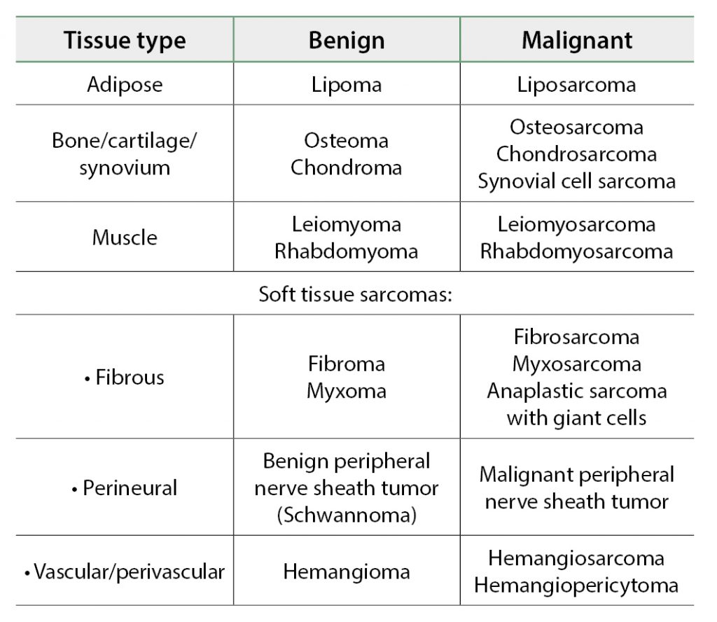Cytologia nowotworów mezenchymalnych
