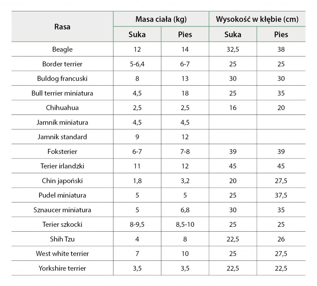 żywienie szczeniąt