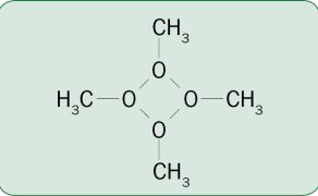Ryc. 1. Wzór chemiczny metaldehydu